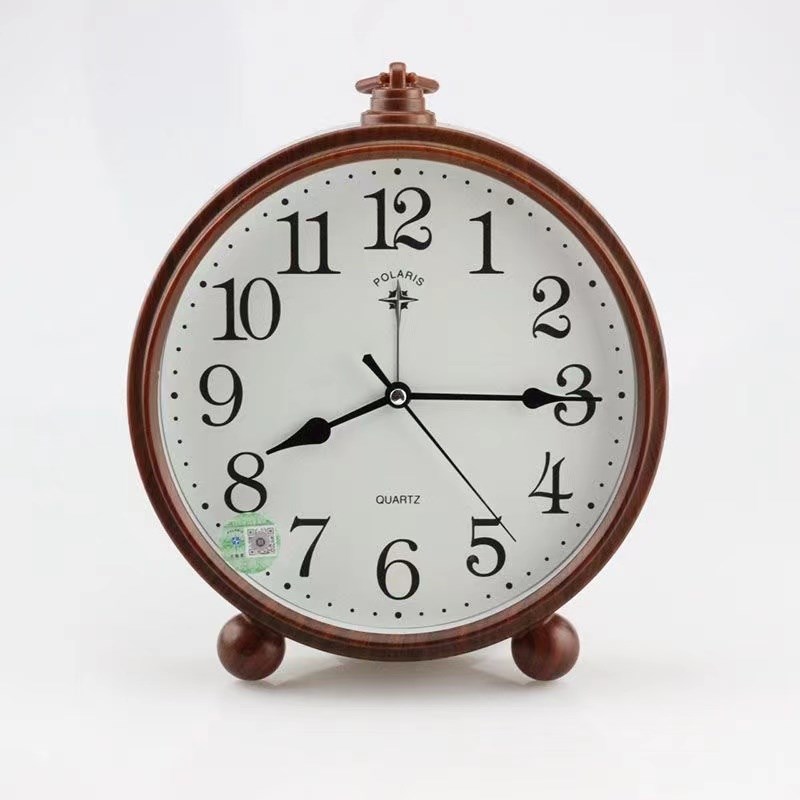 座钟创意个性台式时钟家用卧室静音桌面台钟欧式钟表北极星客厅