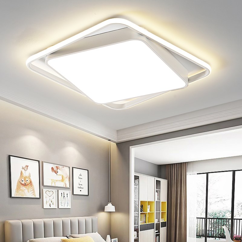 客厅主灯现代简约大气家用新款卧室吸顶大灯餐厅书房广东中山灯具