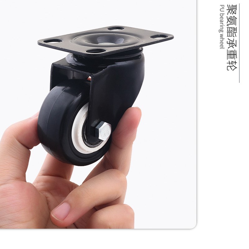 万向轮麻将桌移动滑轮底座重型静音耐磨脚轮带刹车螺丝杆转向轮子