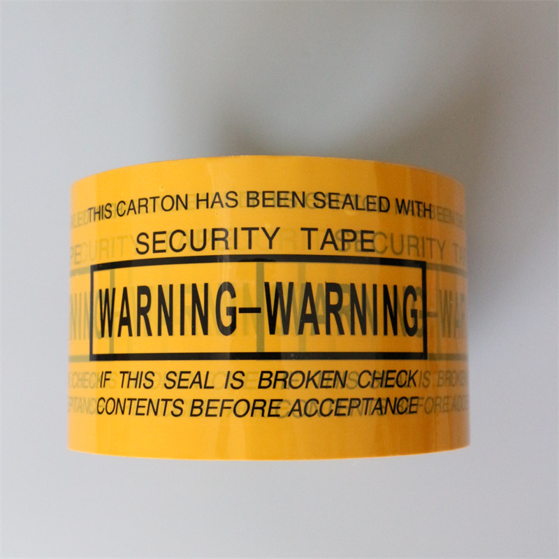 warning警示封箱条米黄打包装胶带加宽7cm加厚透明快递胶带