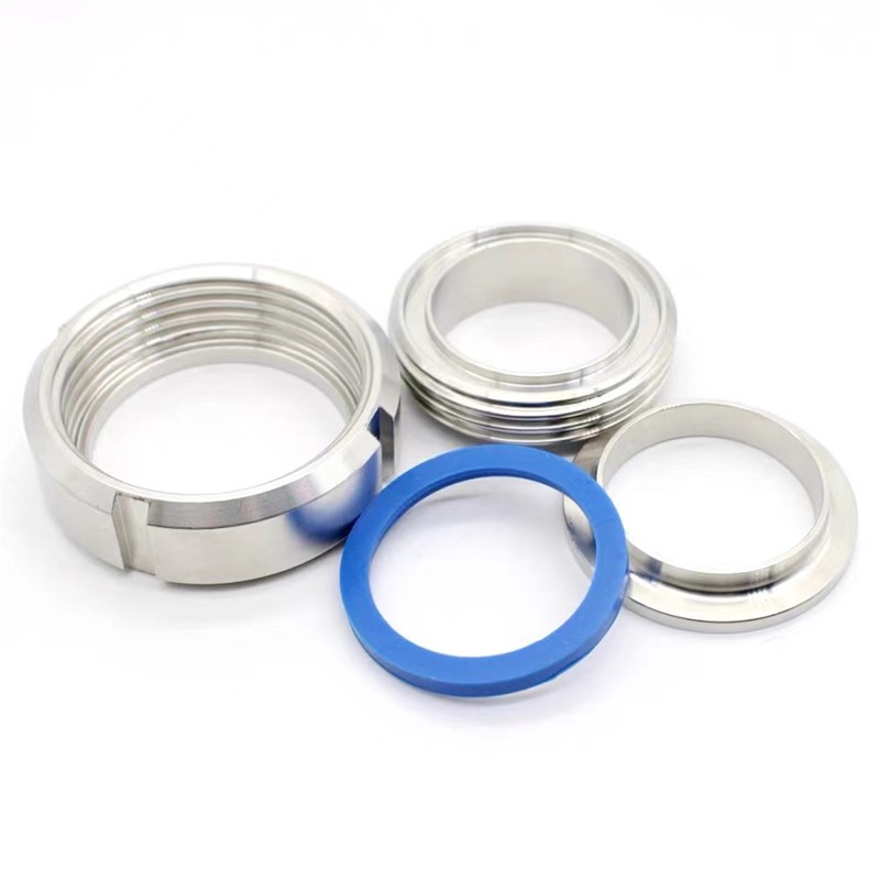 P-0/1L卫生级不锈钢M活接头对焊活接头圆螺纹由任管道接头