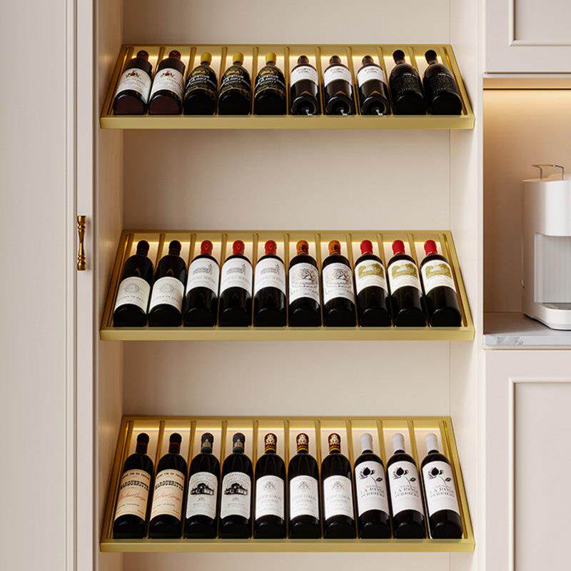 轻奢酒架定制高端酒柜红酒斜放层架家用酒瓶架子装饰葡萄酒展示架