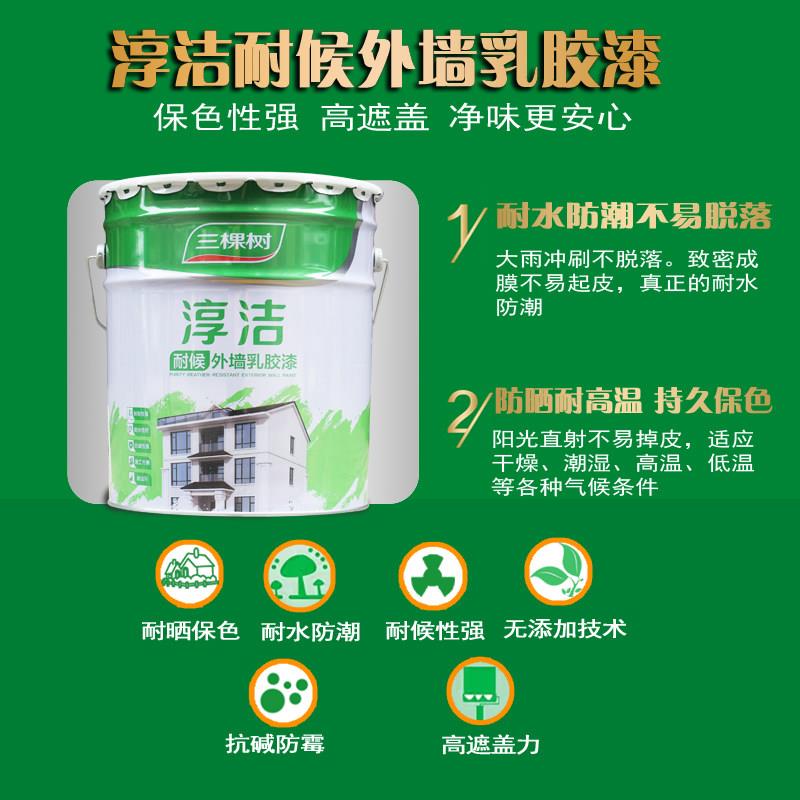 淳刷洁外墙漆耐候霉乳胶漆自漆室外墙防面防水防晒环保涂料