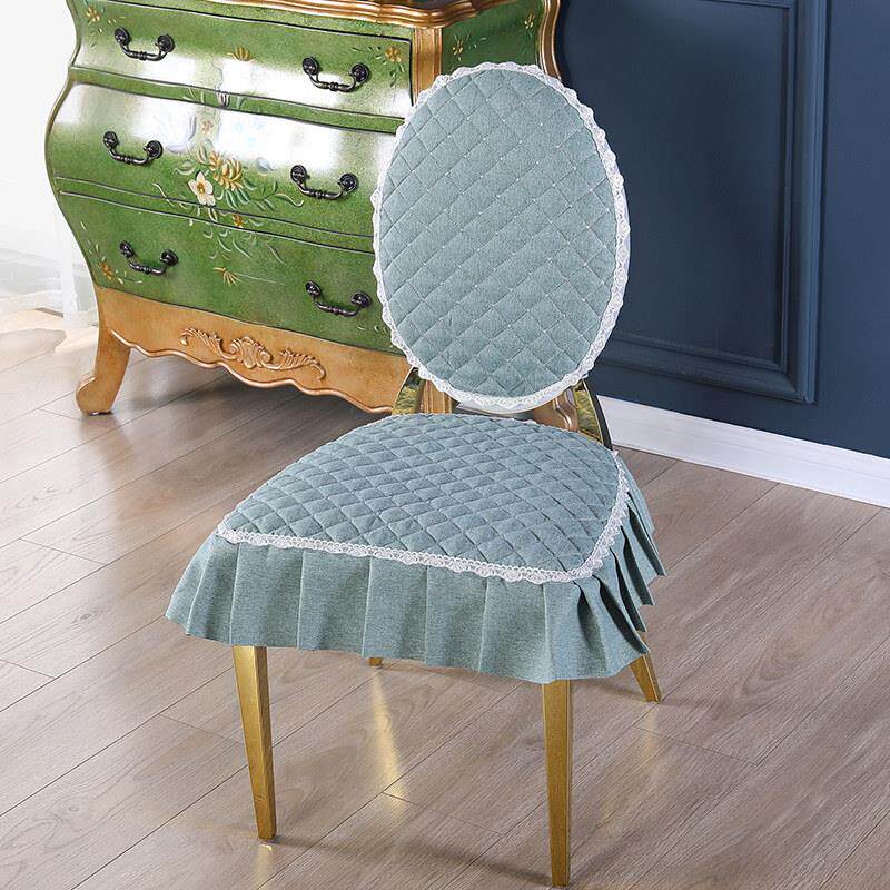 餐椅套罩现代轻奢家用凳子套罩餐桌桌布椅垫套金色不锈钢椅子套罩