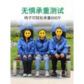 户外不锈钢园林园区成品公园椅双人小区广场实木长椅园林园区成品