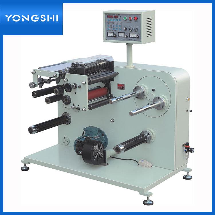 供应小型窄幅空白标签分切机320立式不干胶商标卷筒分切机