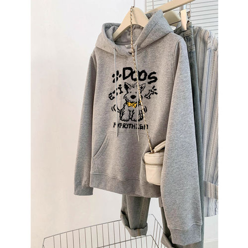 巨好看的连帽衫卫衣女早