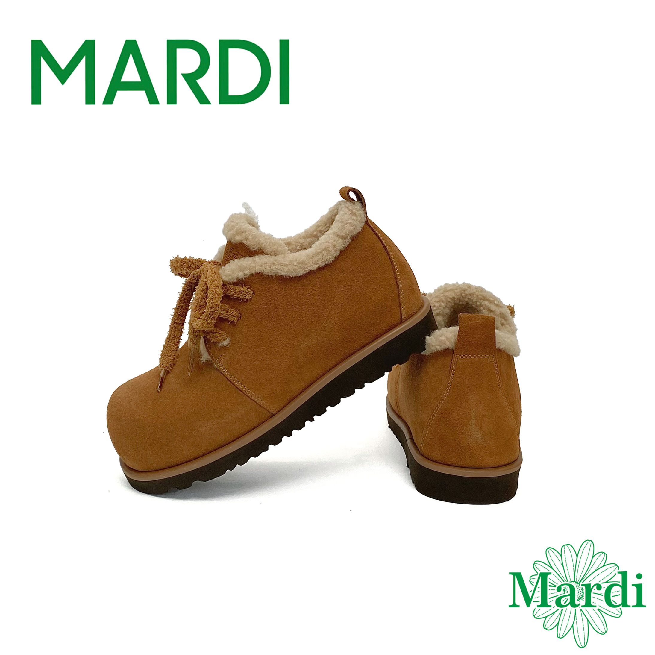 MARDI/玛尔帝豆豆鞋保暖加厚内增高棉鞋休闲风秋冬雪地靴单鞋潮流