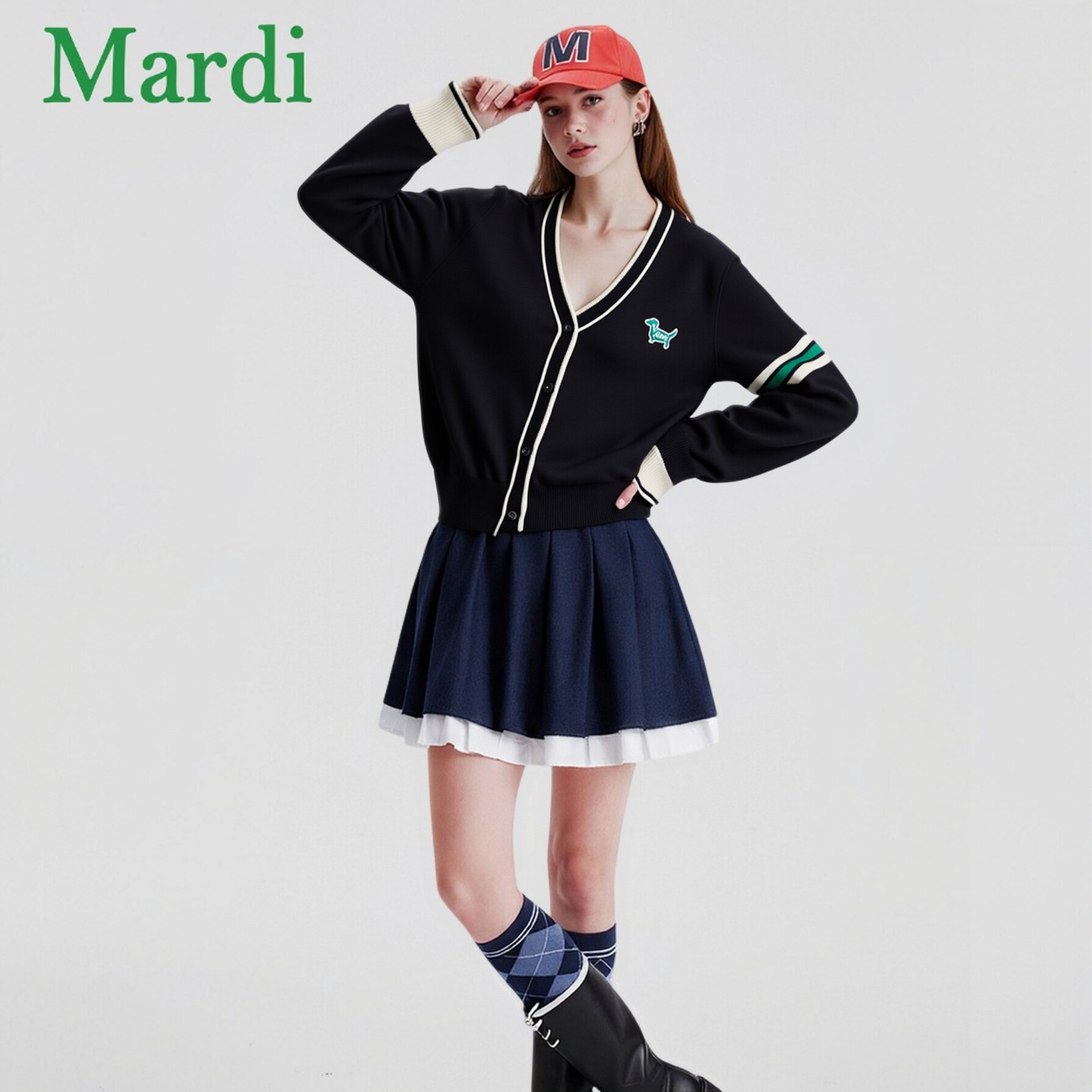 MARDI秋季女生开衫针织衫图片