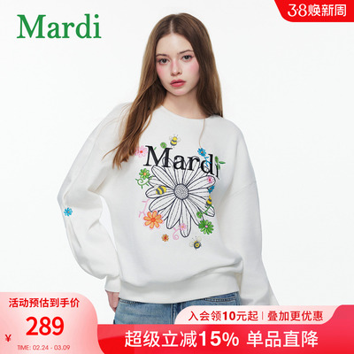 MARDI小雏菊卫衣女新款