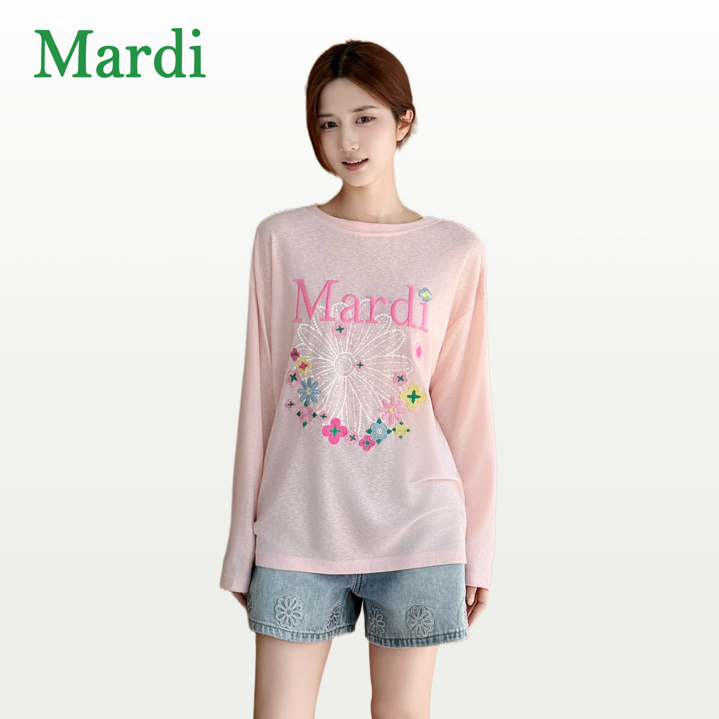 MARDI小雏菊卫衣女新款