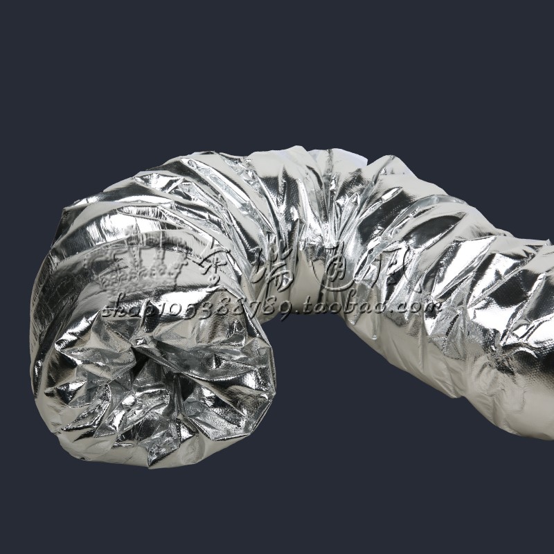 中央空调风管软管层铝箔管保温管伸缩排风防潮送风管螺旋通风管