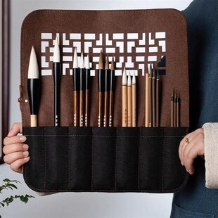 善琏湖笔国画毛笔装书法初学者勾线笔画画初学狼毫兼毫