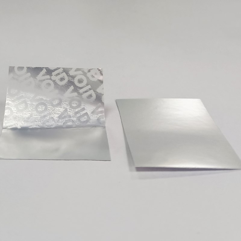 VOID防撕防拆封口贴纸揭开留字防伪标封条不干胶空白标签碳带打印