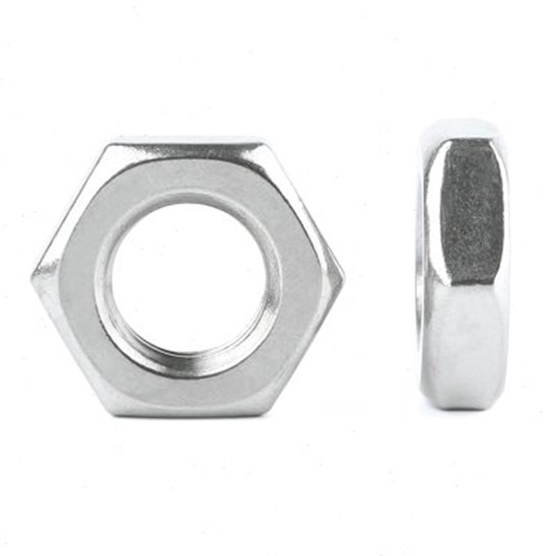 牙螺帽盖不锈钢紧四方薄螺母K型焊接细型六角0牙式镀锌扣扁反卡