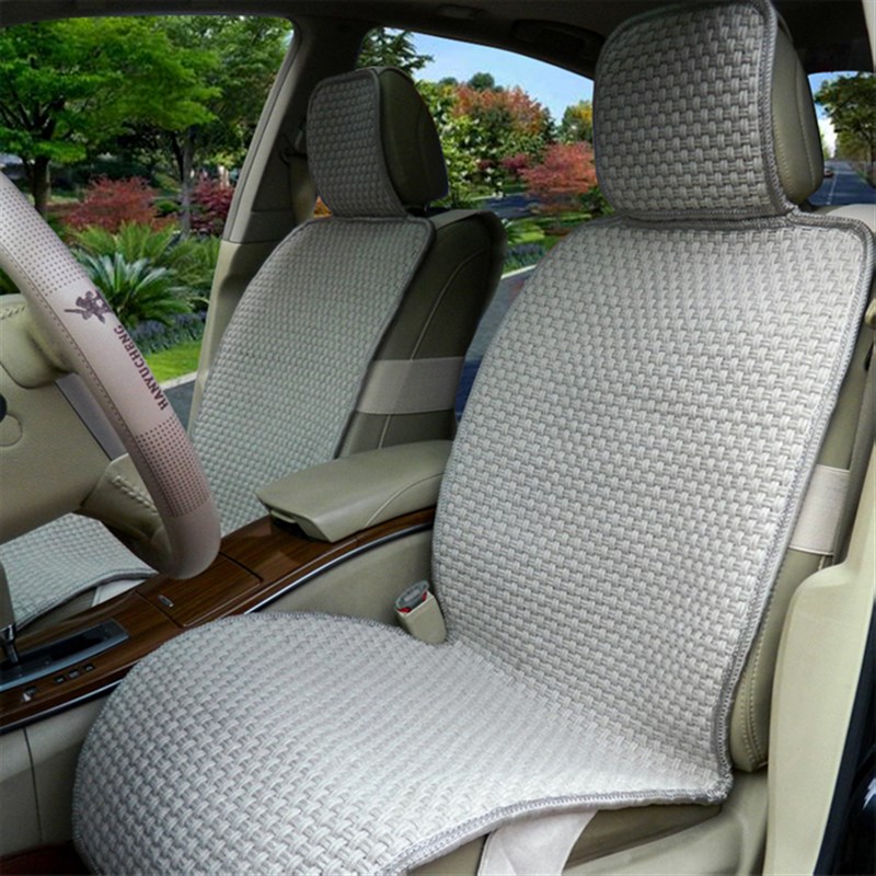 纯亚麻汽车坐垫夏季凉垫座垫哈弗H6H2英朗大众朗逸卡罗拉轩逸思域
