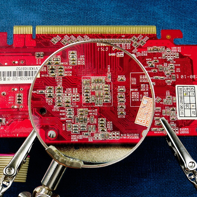 台式放大镜维修用5倍玻璃片金属支架电路板焊接工作台辅助夹工具