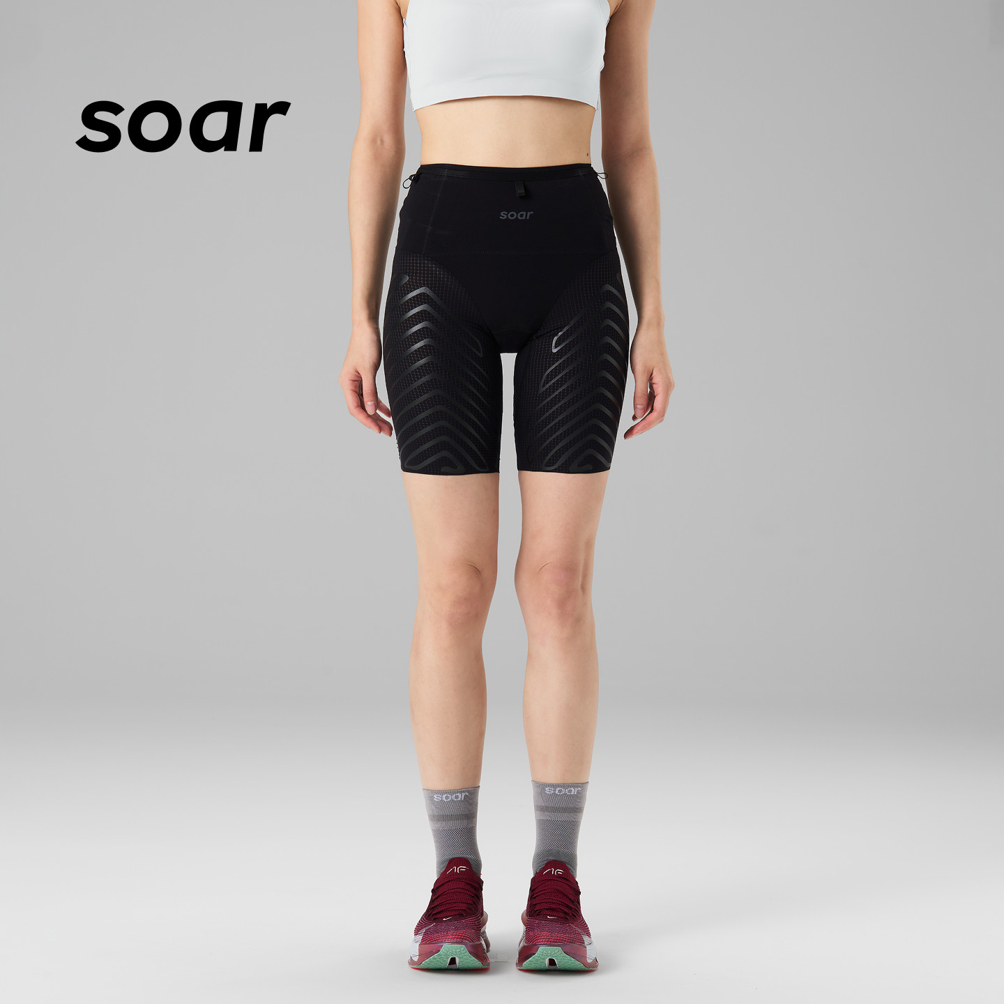 SOAR X TRAIL越野系列女子越野多口袋压缩竞速短裤SS11W