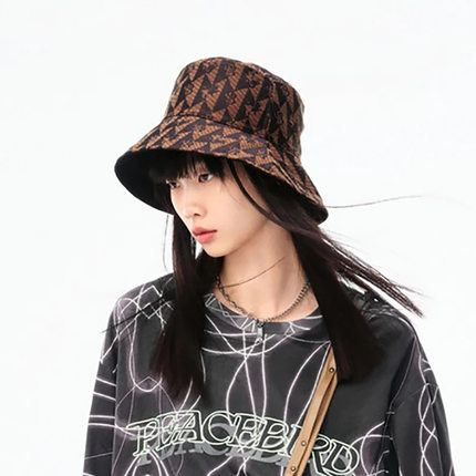 L511渔夫帽 鸟撤柜女装 一线品牌 剪牌青仓