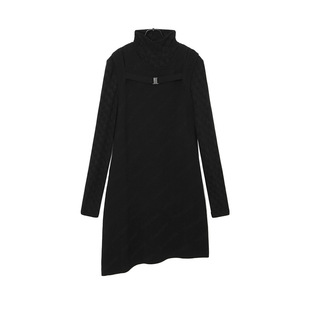 剪牌青仓 一线品牌 L220 鸟撤柜女装 两件套中高领透气酷美连衣裙