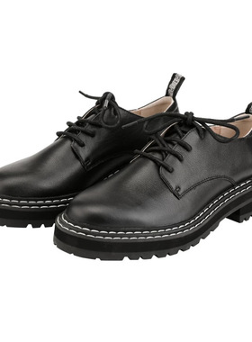 【鸟】撒柜清仓捡漏女装牛皮革合成基础百搭女单鞋L498