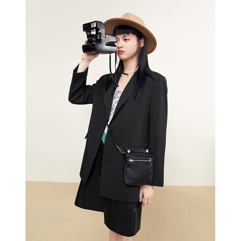 A516 休闲西装鸟撤柜女装 一线品牌 正品剪牌青仓