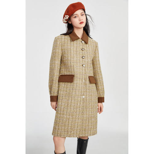 Z116优雅小香风大衣