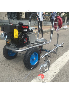 手推式冷喷划线机 橡胶跑道标线机 Cold spray scribing machine