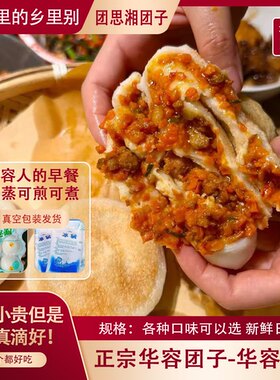 【湖南华容团思湘】家乡特色正宗团子香干胡萝卜糯米团子20个装
