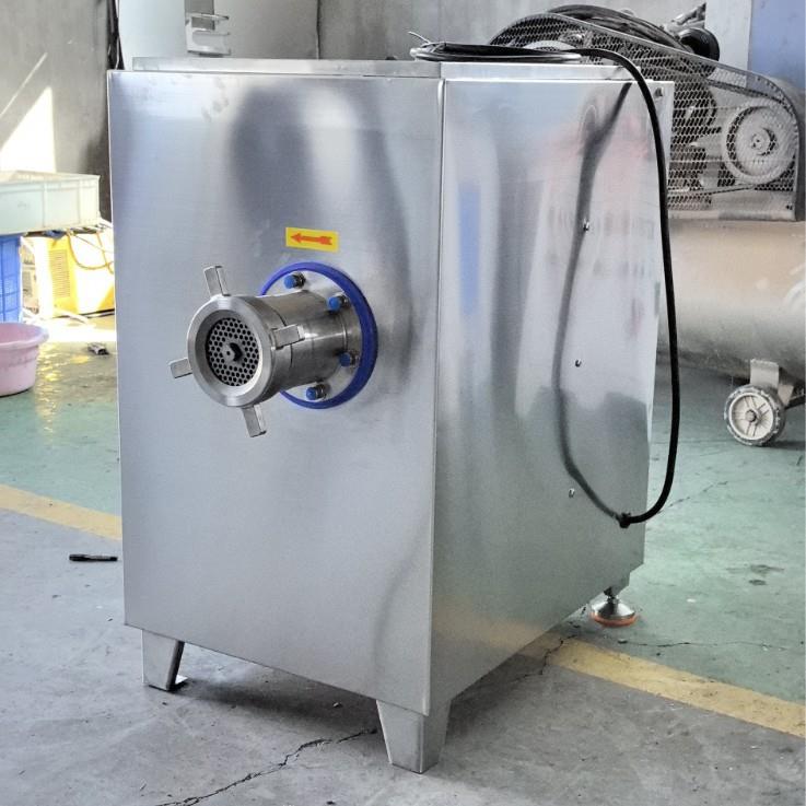 多功能冻肉食品冷冻脂肪油绞碎机厂家鸭架绞肉设备肉片绞碎机