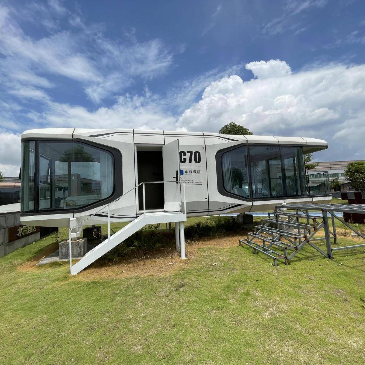 跨境太空舱民宿酒店高端移动办公室住人移动民宿