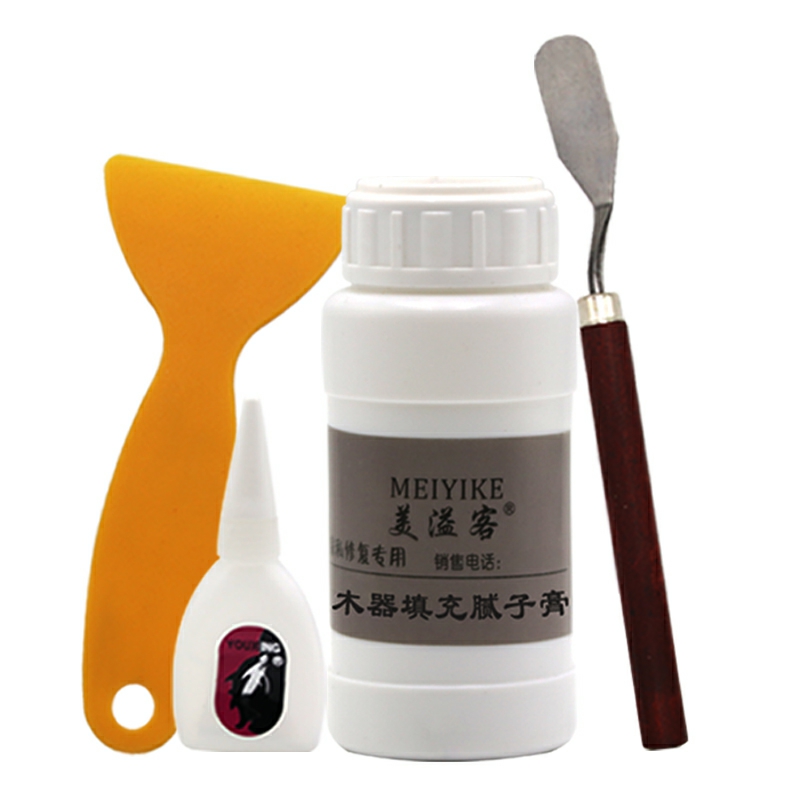木门修补膏 坑洞填充木质木地板修复木器漆修补膏腻子 填充腻子膏