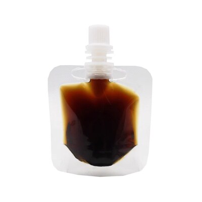 浓缩咖啡液分装袋一次性冷萃冰滴打包袋磨砂密封液体吸嘴袋