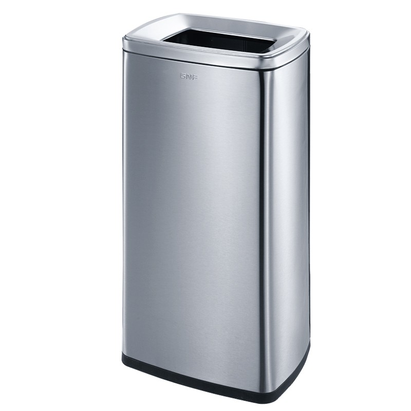 室内无盖直投三四分类锈钢垃圾桶大号垃圾箱商场单位走廊