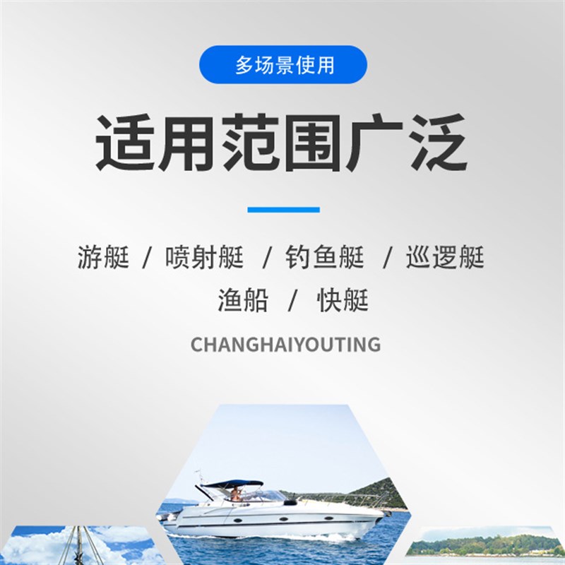 船用探照灯2氙气游艇快艇聚光超亮梅花关度旋转射灯