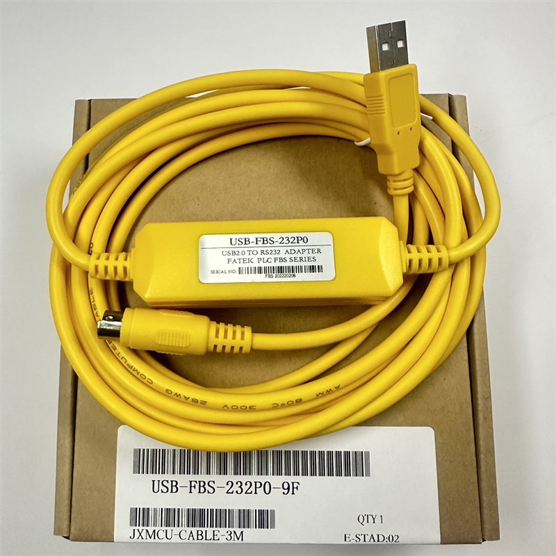 免费开票黄色USB-FBS-232P0-9F FBS B1永宏PLC PLC编程电缆数据线
