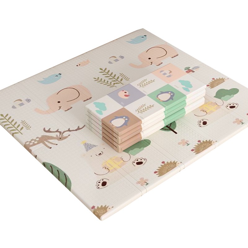 宝宝面可折叠爬行垫家用加厚无味婴幼儿童地垫客厅防潮垫子