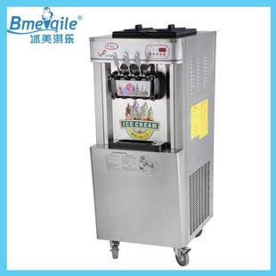 厂家MQ L22B不锈钢三头软冰淇淋机果酱雪糕机冷冻甜品