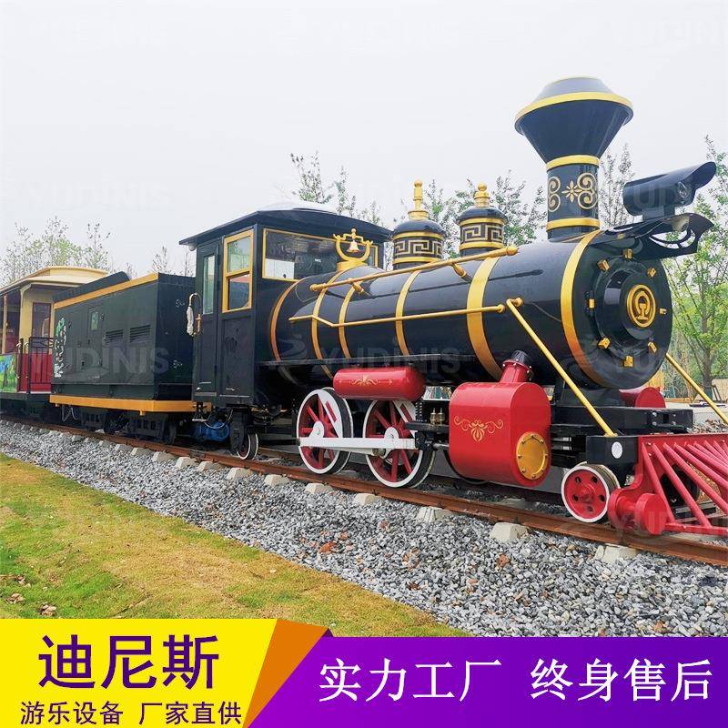 燃油火车游乐设备高颜值实力派柴油火车保养维护简单安装方便