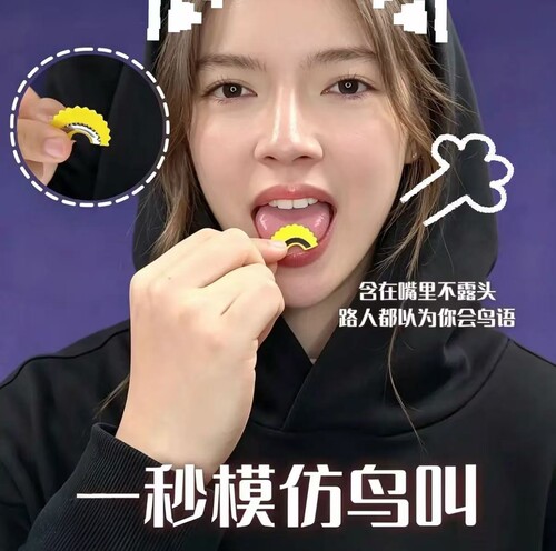 有了这个口哨朋友以为我学了鸟语