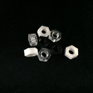 螺帽M3 M10 黑 M6M8 螺丝帽 透明 白 六角螺母 PC塑料螺母