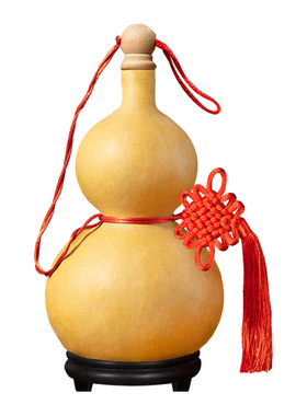 葫芦挂饰门口五帝钱门对门大门对卧室门天然开口真葫芦摆件中国结