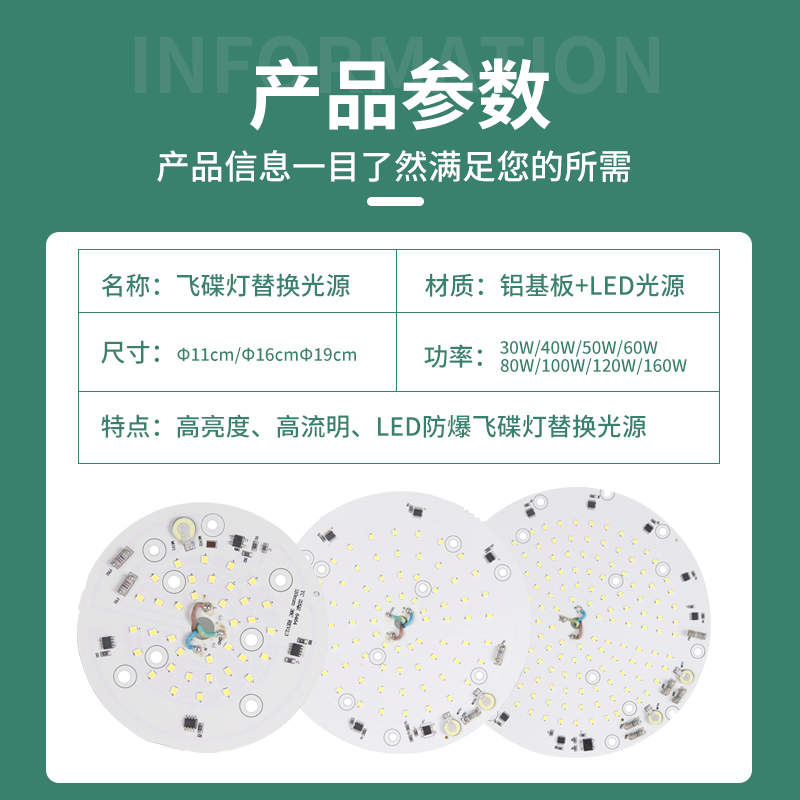 LED光源板节能灯模组防爆灯光源改造板替换光源吸顶灯光源灯芯