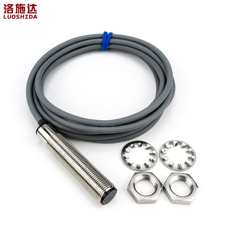 M12光电开关漫反射式红外传感器FTD-12100NO不可见光电感应器开关