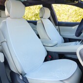 奇瑞小蚂蚁专用汽车坐垫女士车内卡通座椅套四季 通用透气半包座垫