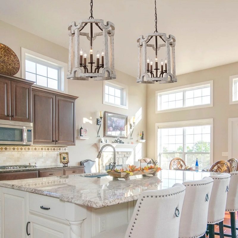 美式乡村复古木艺做旧鸟笼别墅客厅玄关走廊灯具餐厅卧室装饰吊灯,家装灯饰光源,客厅吊灯,淘宝优惠券,粉丝福利购,淘宝优惠卷