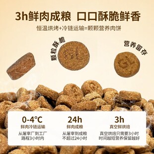 闯荡烘焙粮低温烘焙猫粮鸡肉全价无谷鲜肉猫咪增肥发腮营养高蛋白