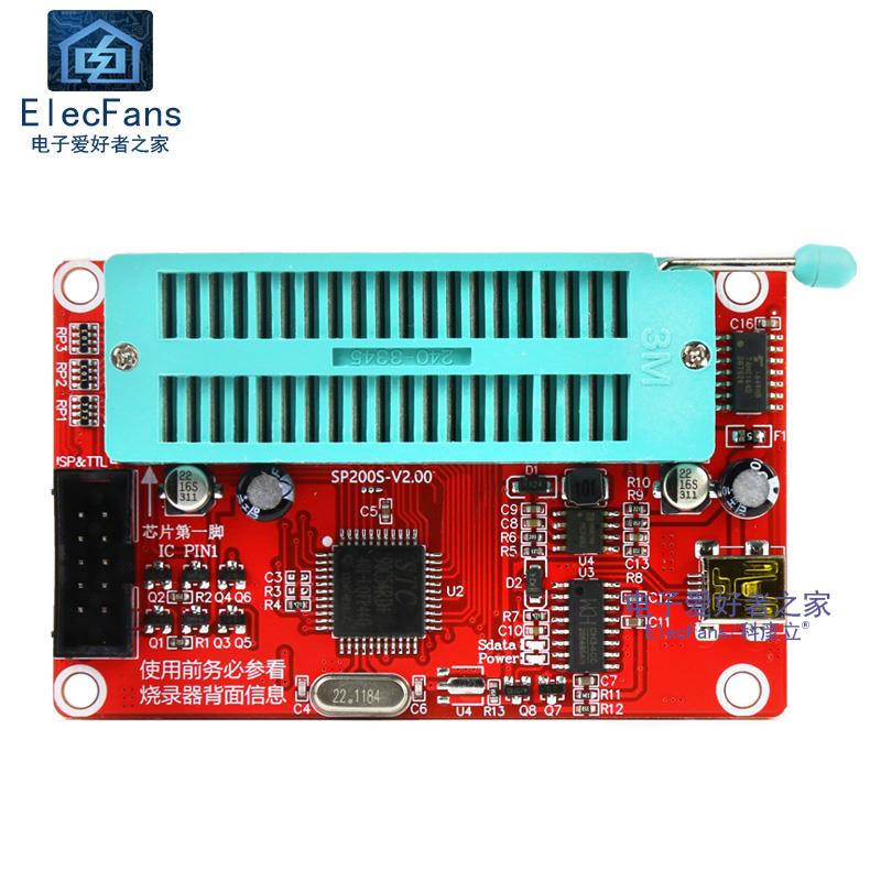 STC89C52程式设计器51单晶片24/93储存芯片烧录器AT89C52下载器SP