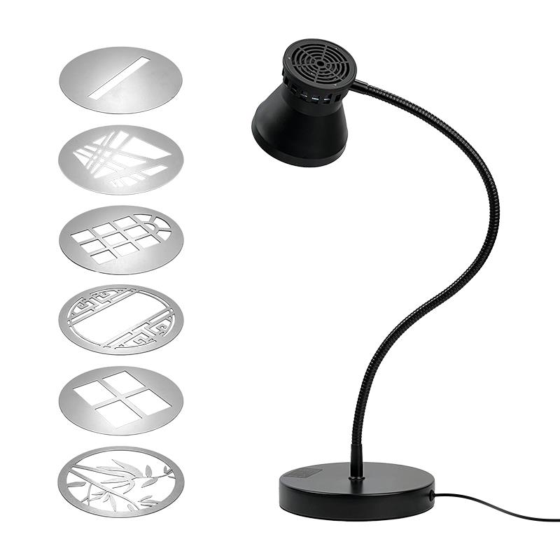 智伟推荐 EM50S鹅颈桌面型专业珠宝射灯8瓦射灯拍摄直播爆闪火彩