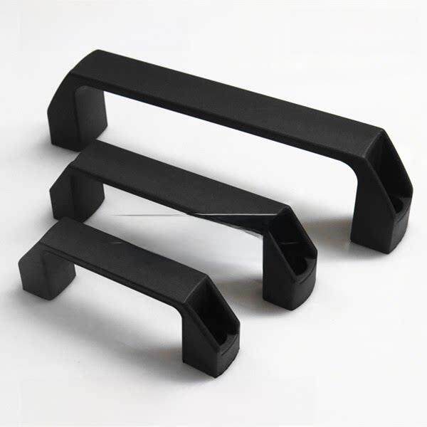 塑料方手柄尼龙手柄黑色绝缘手柄塑料手柄孔心距离90 120 150 180